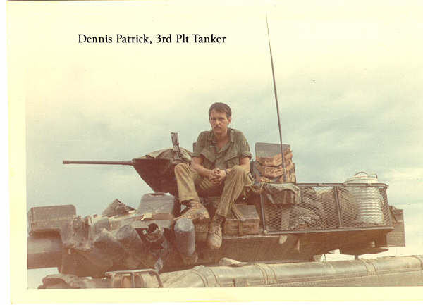 16 _ Dennis Patrick Detroit Michigan 3rd Platoon Tanker 1970 71