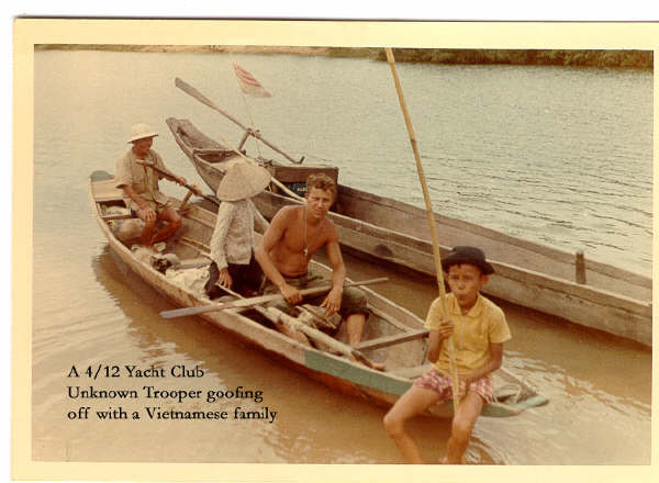 22 _ A 4 12 Yacht Club Boat in river sout of Quang Tri